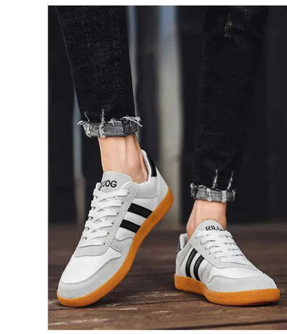 Men's High-Top Casual Sneakers Thick Sole Soft Bottom Shoes