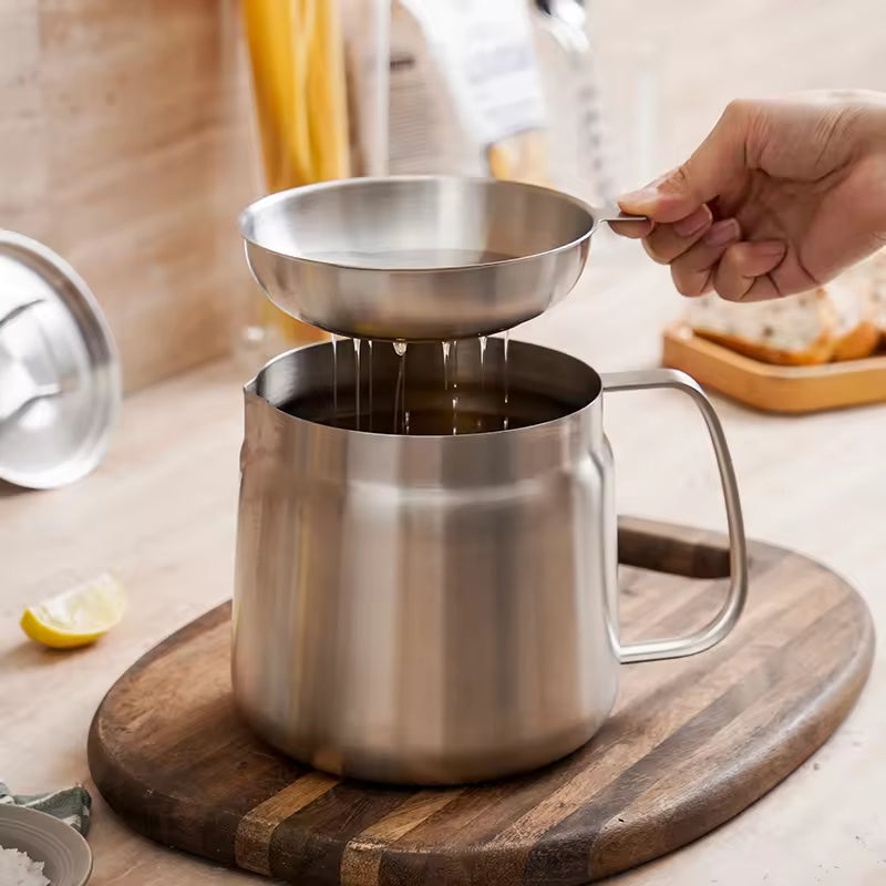 Stainless Steel Oil Filter Pot - SlayGood